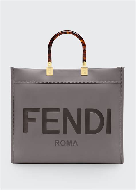 fendi shopper monster|fendi sunshine shopper tote.